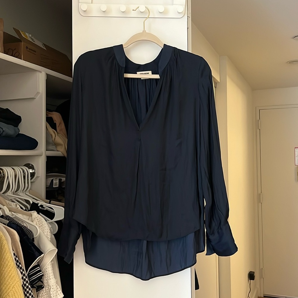 Zadig & Voltaire Tink Satin Blouse